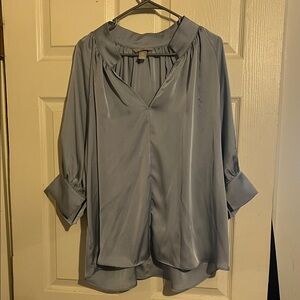 H&M Women's Satin Gray Blouse